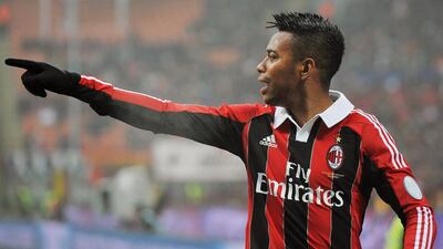 Al Jazira may also be interested in acquiring AC Milan's Brazilian forward Robinho. Al Ahli have already shown their intent. Daniel Dal Zennaro / EPA