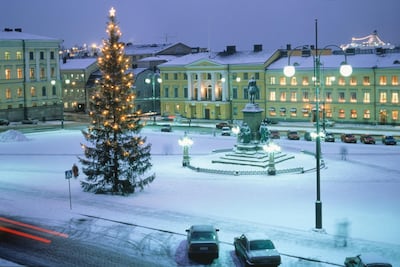 Senate Square in Helsinki, Finland. The Dubai carrier flydubai will start flights to the city from the autumn. Courtesy Visit Finland