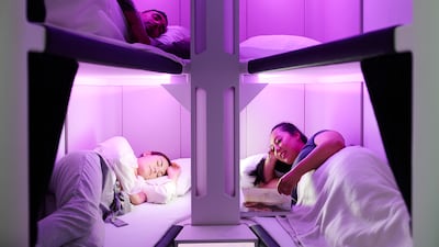 Long-haul passengers flying with Air New Zealand will be able to book bunk bed slots. Photo: Air New Zealand