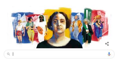 Google is honouring pioneering Egyptian feminist Huda Shaarawi with its latest Google Doodle. Google