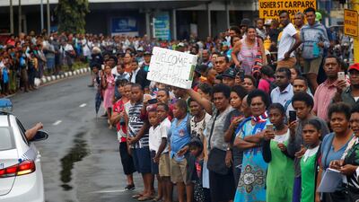 Well-wishers. Reuters