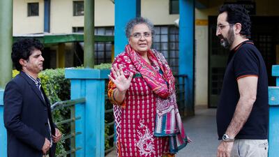 Pakistan's High Commissioner to Kenya Saqlain Syedah leaves a mortuary containing the body of veteran journalist Arshad Sharif. The Pakistani news anchor was shot dead when police opened fire on a vehicle he was in as it went through a roadblock without stopping, on the outskirts of Nairobi. Reuters