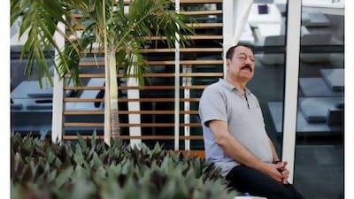 Abdel Bari Atwan, the editor-in-chief of Al-Quds Al-Arabi newspaper, during the fifth Emirates Airline Festival of Literature in Dubai earlier this month. Sarah Dea / The National