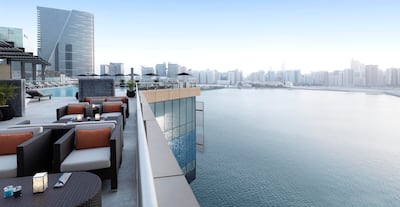 Eclipse Terrace Lounge at Four Seasons Hotel Abu Dhabi at Al Maryah Island. Photo: Four Seasons
