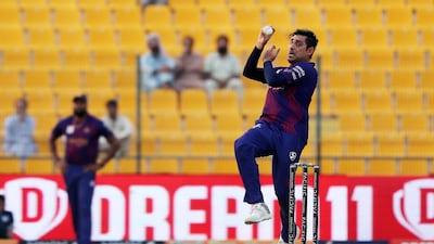 Zahoor Khan. The fast bowler was one of just three players on the IPL auction list from beyond the Test world. He went unsold, but has a box of tricks that suits death bowling in the short format. At the Abu Dhabi T10, he bowled 10 dot balls in a spell to Mumbai Indians stalwart Lendl Simmons. Pawan Singh / The National