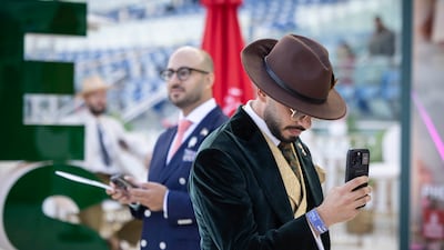 Male participants at the Style Stakes
