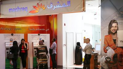 Mashreq had protected itself from some of the bigger losses suffered by other banks by focusing on industries such as a real estate and non-bank financial services which it had a previously low exposure to. Pawan Singh / The National