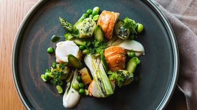 The poached lobster salad and herb creme fraiche. Courtesy Turtle Bay Bar and Grill
