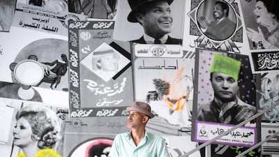 Shadi Megallaa, owner of Dubai's vinyl record store, The Flip Side. Reem Mohammed / The National