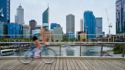 People are seen around Perth in Perth, Australia. Getty Images
