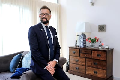 Stephen Haw, partner and executive director at Baringa Middle East, an international management consultancy, decided to personally bear the brunt of the financial impact of the pandemic rather than downsize staff. Photo: Victor Besa /The National