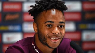 Raheem Sterling of England faces the media during an England press conference at the Asia Gardens hotel on November 11, 2015 in Alicante, Spain. Mike Hewitt/Getty Images