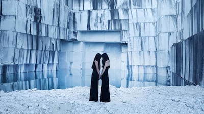 Reflection by Lara Zankoul at As Cold as a White Stone. Courtesy Ayyam Gallery Reflection