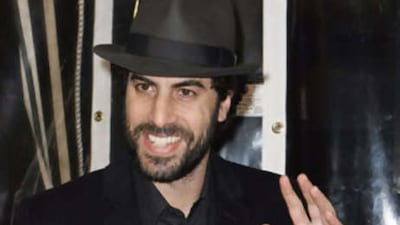 Cohen, who is British, is better known for his alter egos Ali G and Borat. AP
