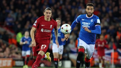 Connor Goldson – 4. The 29-year-old battled hard but was overwhelmed by the pressure. He was lucky that McGregor had a night to remember. AFP