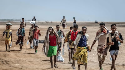 More than a million Ethiopians remain displaced after the 2020 conflict. AFP
