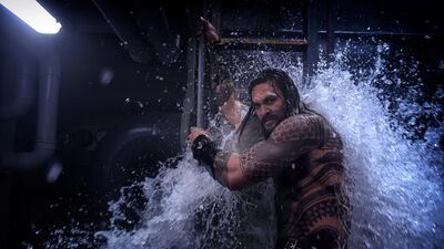 Jason Momoa in Aquaman.