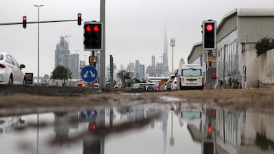 Rain is likely mid-week, with clean-up operations continuing across the UAE after heavy rainfall over the past few days. Chris Whiteoak / The National