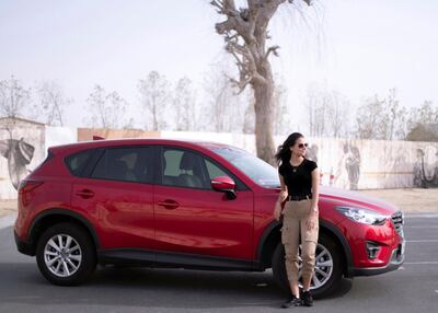 Zeina Saleh, 20, is against the idea of a curfew for new drivers. Reem Mohammed / The National