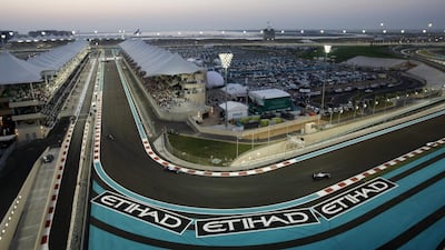 Geordie Barrie will be in Yas Marina Circuit’s Mercedes-Benz SLS AMG, one of 30 in the run. Ryan Carter / The National