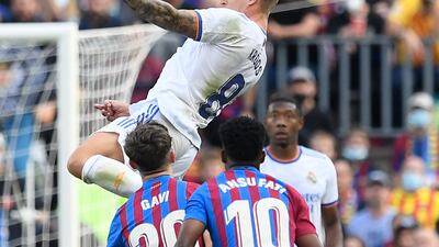 Toni Kroos 7 - A problem in space with Kroos able to pick out passes to release Real Madrid’s wide players. AFP