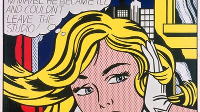 Lichtenstein, Roy, M-Maybe (A Girl’s Picture), 1965. Courtesy Ludwig Goes Pop