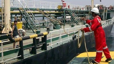 The Flying Angel visiting ships in Fujairah Anchorage. Sean Cronin / The National