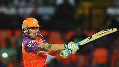 Brendon McCullum played a big part in Kochi's seven-wicket win over Chennai Super Kings.