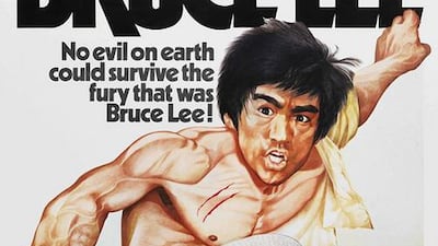 A poster from The Big Boss (1971), just one of the many films of martial arts actor Bruce Lee. Courtesy Hong Kong Film Archive