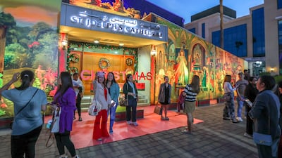 Worshippers at St Joseph Church in Abu Dhabi. Places of worship are creating memorable experiences that blend reverence with festivity