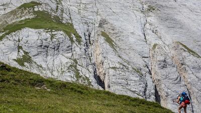 The French Alps are a great testing ground for the body. Courtesy Stuart Butler