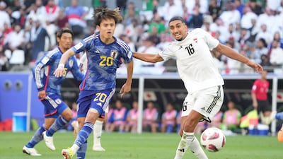 Iraq's Amir Al Ammari during the Asian Cup match against Japan at the Education City Stadium in Al Rayyan. Getty Images