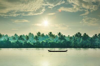 Kerala's backwaters. Getty Images