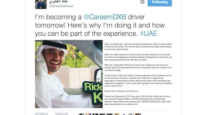 Over a year ago, Khalid Al Ameri partnered up with Careem, for a social experiment.