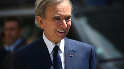 2. Head of French luxury goods maker LVMH Bernard Arnault - $157.7bn. AFP