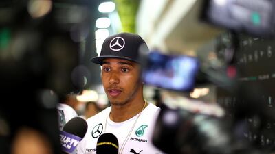 With a win on Sunday, Lewis Hamilton can land another big psychological blow on his Mercedes teammate and title rival Nico Rosberg, who is 17 points adrift with 100 still to be won from the last three races. Clive Mason/Getty Images