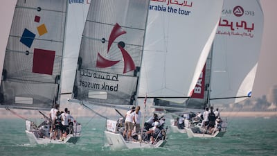 EFG Bank - Sailing Arabia The Tour 2013. .Pictures of todays In-Port racing.Please credit: Lloyd Images