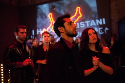 Riz Ahmed, centre, and Kate Hudson in The Reluctant Fundamentalist. Photo: IFC