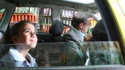 'Laila's Birthday' starring Mohamed Bakri, right, who attended last night's screening, is one of many films about Palestine in this year's festival.