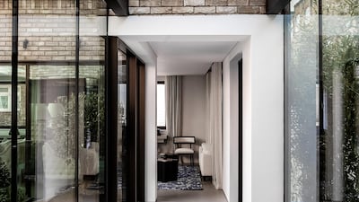 Outdoor space at Sprimont House. Courtesy Martin’s Properties