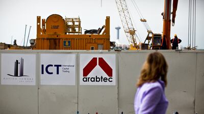 Arabtec’s share price has fallen by 10 per cent over the last week. Silvia Razgova / The National