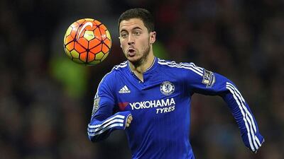Chelsea's Eden Hazard. EPA/PETER POWELL