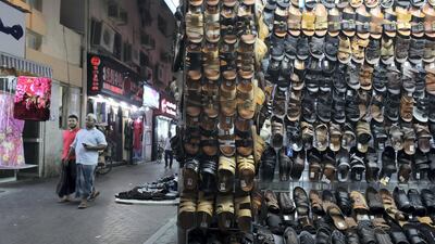 Shoes for sale. Chris Whiteoak / The National