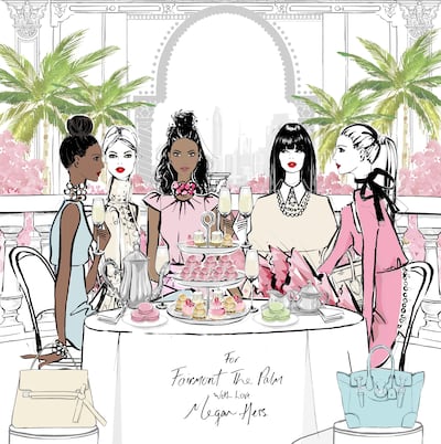 Enjoy a chic afternoon tea inspired by the book Paris: Through a Fashion Eye by Megan Hess. Fairmont The Palm