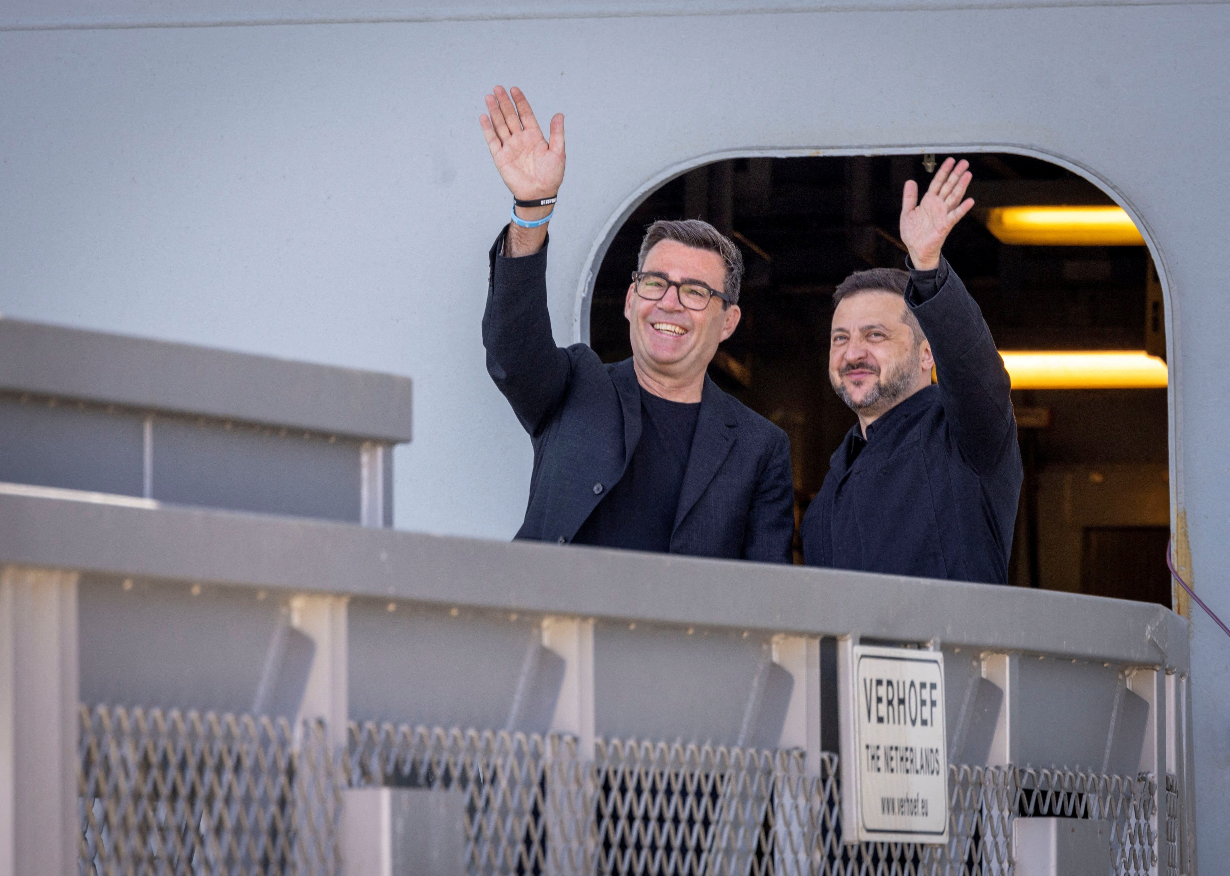Image linked from the original feed: Burnham and Zelenskyy set sights on anti-ballistic missile deal
