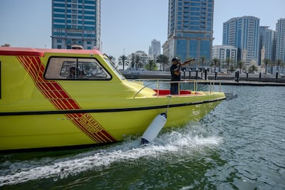 Sharjah's marine rescue team patrols the emirate's waters around the clock. Photo: Ahmed Ramzan / The National