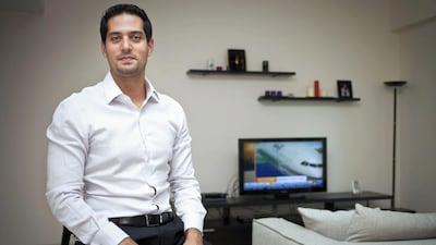 Adel Merheb, the managing partner of tradeyourmarket.com. Razan Alzayani / The National