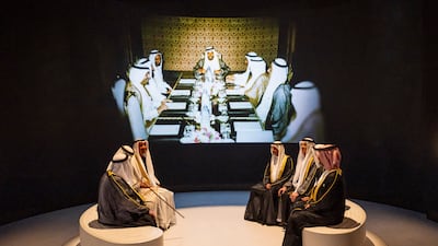 President Sheikh Mohamed and other UAE leaders were visiting before the museum opened its doors to the public