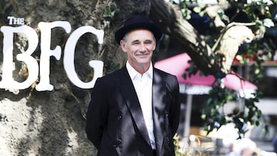 Actor Mark Rylance plays a lonely giant in need of companionship, who kidnaps a little girl in the film The BFG, out in theatres on August 11. Dave J Hogan / Getty Images