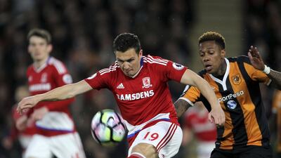Middlesbrough's Stewart Downing. Richard Sellers / AP